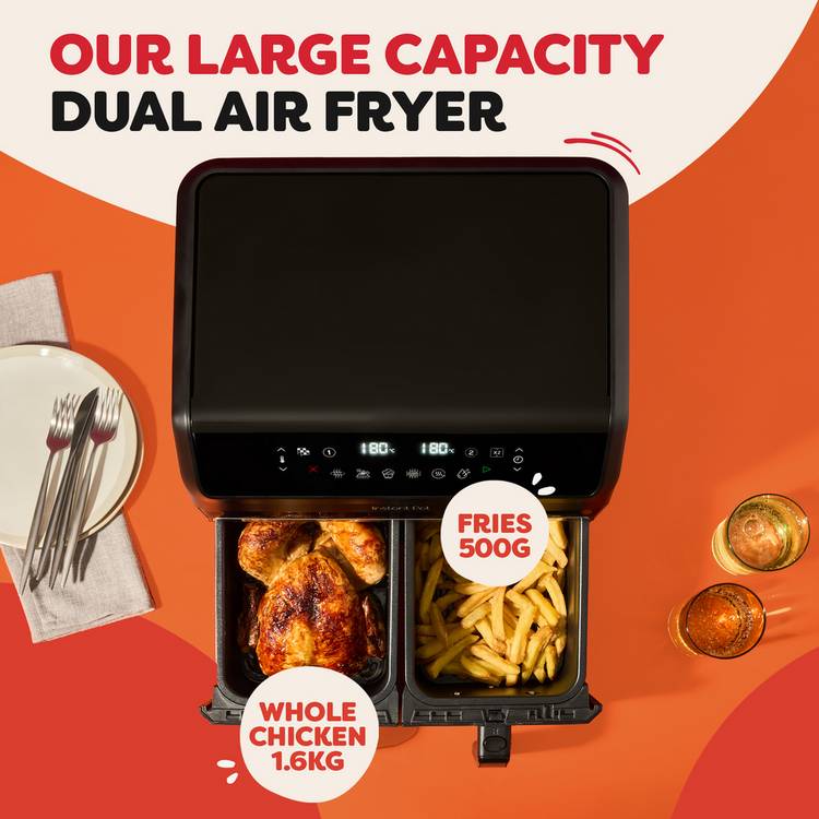Instant Pot dual air fryer 8L - British product