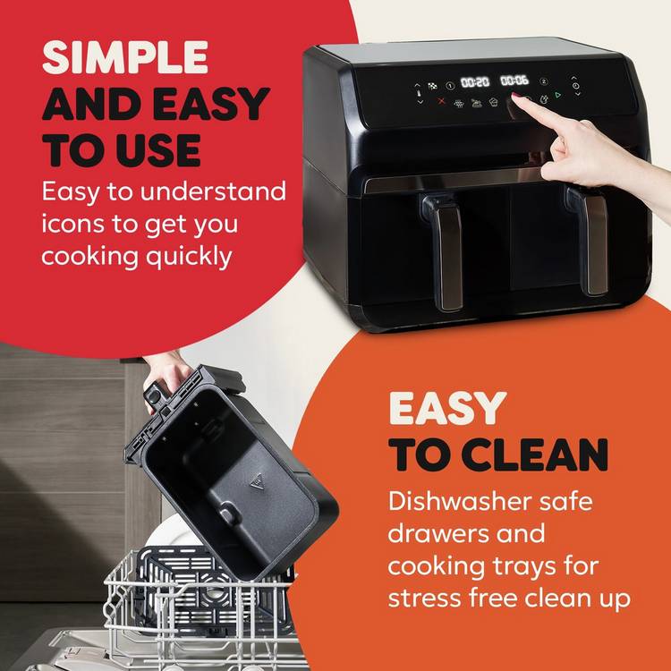 Instant Pot dual air fryer 8L - British product