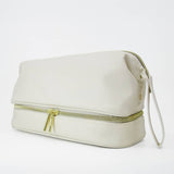 Danielle Creations slouch zip round cosmetic bag, imported from the UK