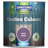 Johnstone's Garden Colours paint Bold Plum 1L (British brand)