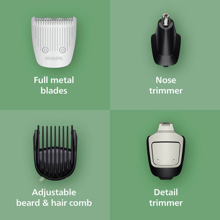 Philips Series 5000 multigroom 10-in-1 trimmer, imported from the UK