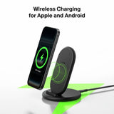 Belkin wireless charger stand black, imported from the UK