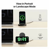 Belkin wireless charger stand black, imported from the UK