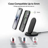 Belkin wireless charger stand black, imported from the UK