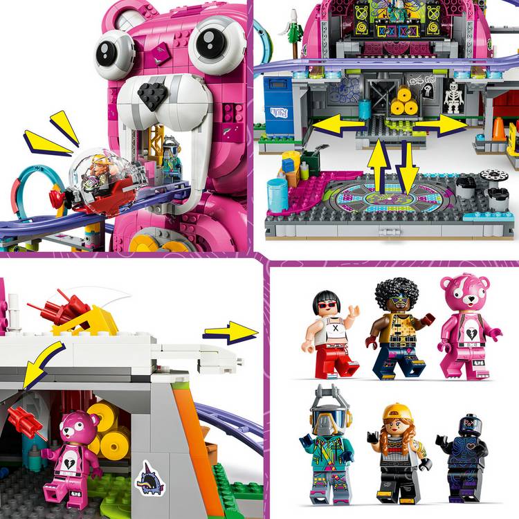 LEGO Fortnite Rave Cave building toy set (British brand)