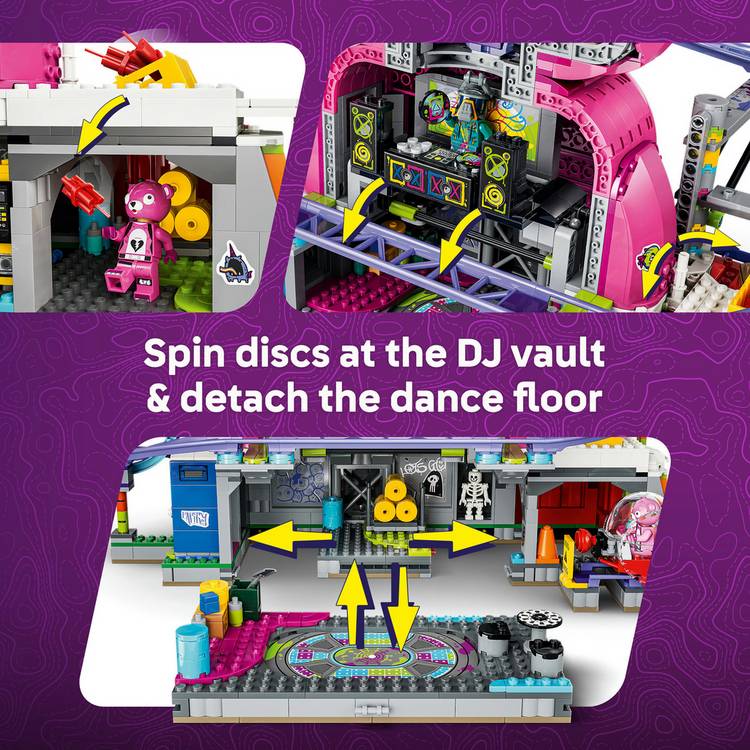 LEGO Fortnite Rave Cave building toy set (British brand)
