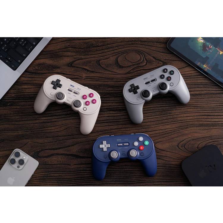 8BitDo Pro 3 wireless controller Purple, UK version