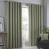 Argos Fusion Strata Green Dim-out Eyelet Curtains (117x137cm)- Buy online at McGrocer