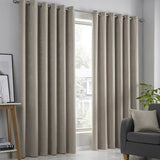 Fusion dim-out curtains natural 117x183cm - British product