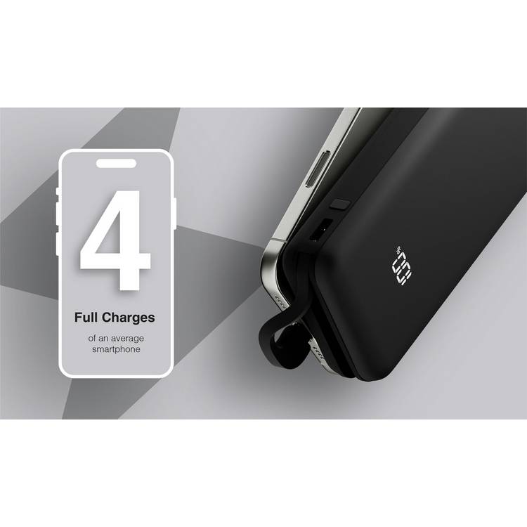 Juice 16000mAh power bank black - British product
