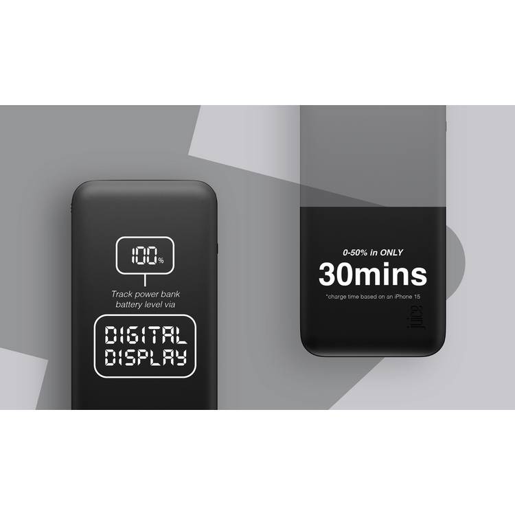 Juice 16000mAh power bank black - British product