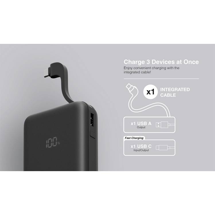 Juice 16000mAh power bank black - British product