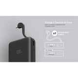Juice 16000mAh power bank black - British product