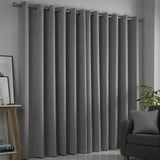 Fusion dim-out curtains silver 117x137cm, imported from the UK
