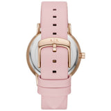 Armani Exchange watch and bracelet set pink leather, imported from the UK
