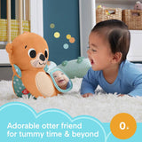 Fisher-Price 2in1 Rockin' Tummy Time Otter plush sensory toy, UK version