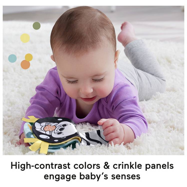 Fisher-Price 2in1 Rockin' Tummy Time Otter plush sensory toy, UK version