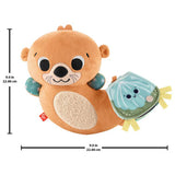 Fisher-Price 2in1 Rockin' Tummy Time Otter plush sensory toy, UK version
