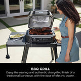 Ninja Woodfire Pro XL electric BBQ grill with cover - British product