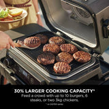Ninja Woodfire Pro XL electric BBQ grill with cover - British product