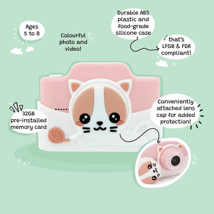 Kiimento Meowie the Cat kids mini digital camera - British product