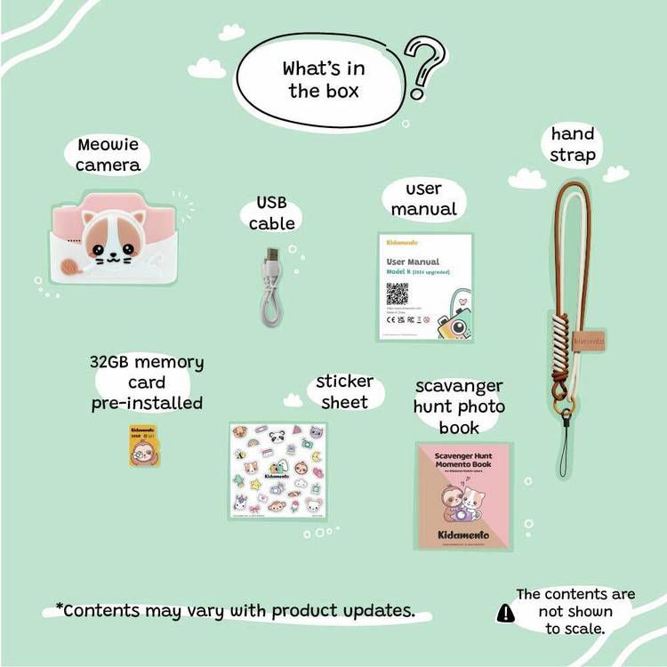 Kiimento Meowie the Cat kids mini digital camera - British product