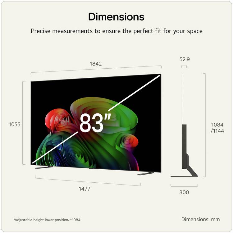 LG OLED 83 inch B6 smart 4K UHD TV (British brand)