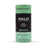 Holland & Barrett Halo BOOST Focus Energy & Mood Booster Dietary Supplement Capsules, 90 Capsules- Buy online at McGrocer