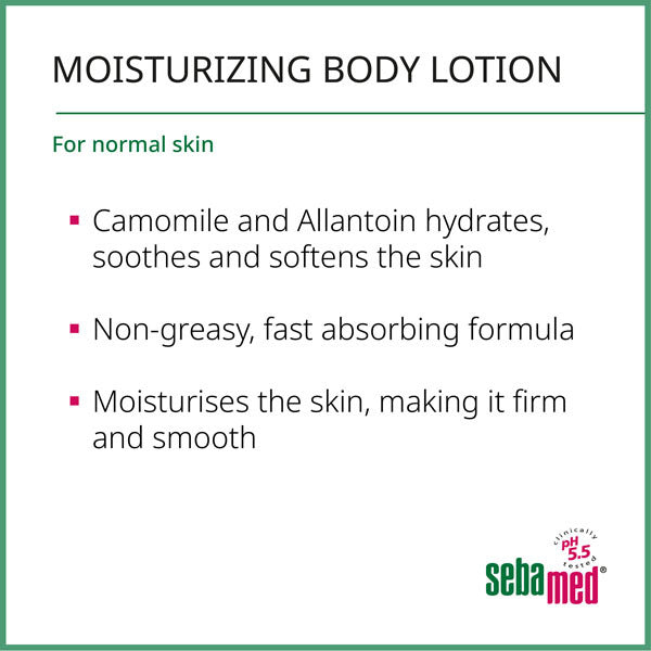 Sebamed Moisturising Body Lotion 200ml gentle skin care (British brand)