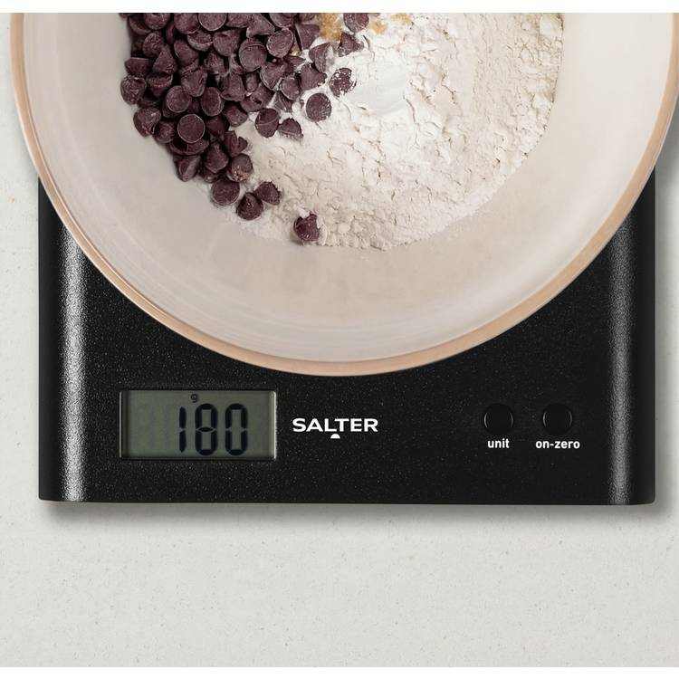 Salter digital kitchen scale black - British product