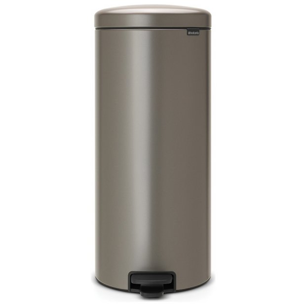 Brabantia 30-litre pedal bin platinum (British brand)