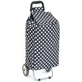 Argos 2 Wheel Folding Blue and White Polka Dot Shopping Trolley, 82 Litre- Buy online at McGrocer