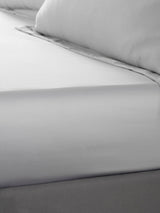 Catherine Lansfield Silver Silky Soft Satin Fitted Bed Sheet