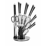Argos Argos Home 8 Piece Hollow Handle Knife Block Set - Black- Buy online at McGrocer
