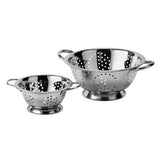 Argos Argos Home Set of 2 Stainless Steel Colanders 25cm- Buy online at McGrocer