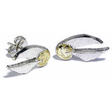 Harry Potter silver stud earrings set of 3 - British product