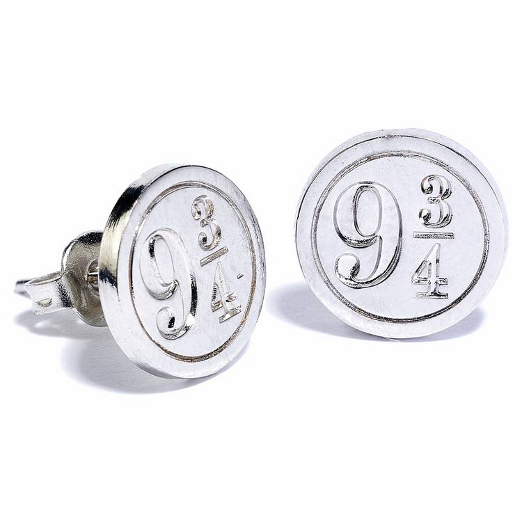 Harry Potter silver stud earrings set of 3 - British product