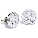 Harry Potter silver stud earrings set of 3 - British product