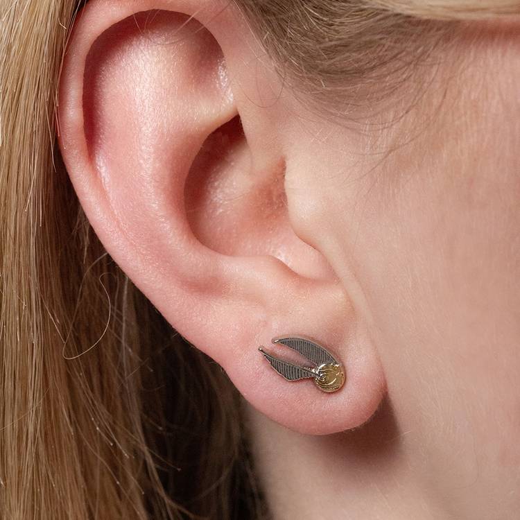Harry Potter silver stud earrings set of 3 - British product