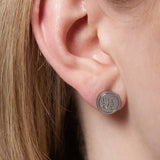 Harry Potter silver stud earrings set of 3 - British product