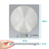 Salter electronic kitchen scale with silver steel platform - British product