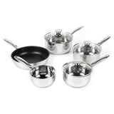 Russell Hobbs 5 piece stainless steel pan set (British brand)