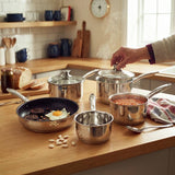 Russell Hobbs 5 piece stainless steel pan set (British brand)