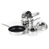 Russell Hobbs 5 piece stainless steel pan set (British brand)