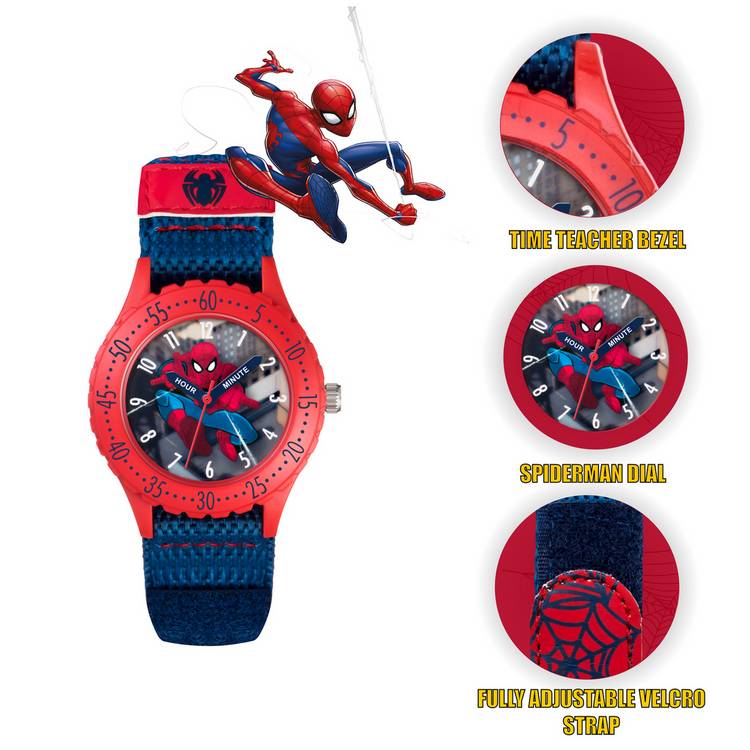 Marvel Spider-Man kids watch blue dial 39mm, imported from the UK