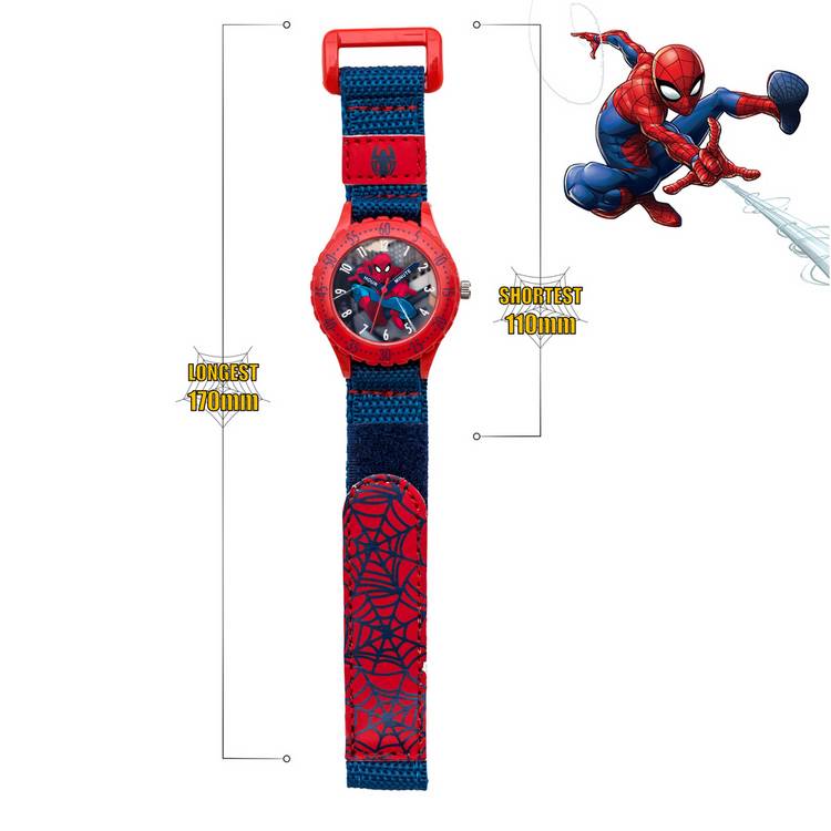 Marvel Spider-Man kids watch blue dial 39mm, imported from the UK