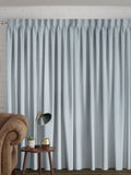 Noah made-to-measure curtains duck egg blue - British product