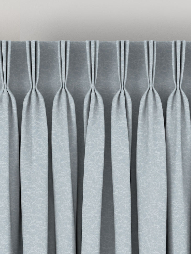 Noah made-to-measure curtains duck egg blue - British product