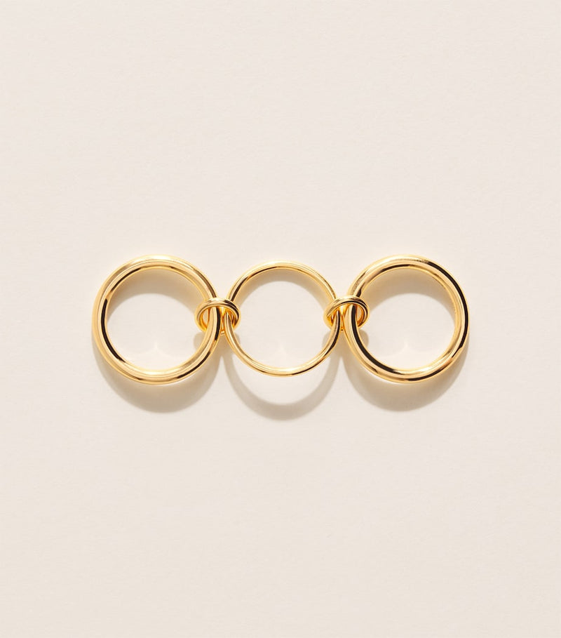 Spinelli Kilcollin Petite Yellow Gold Libra ring, UK version