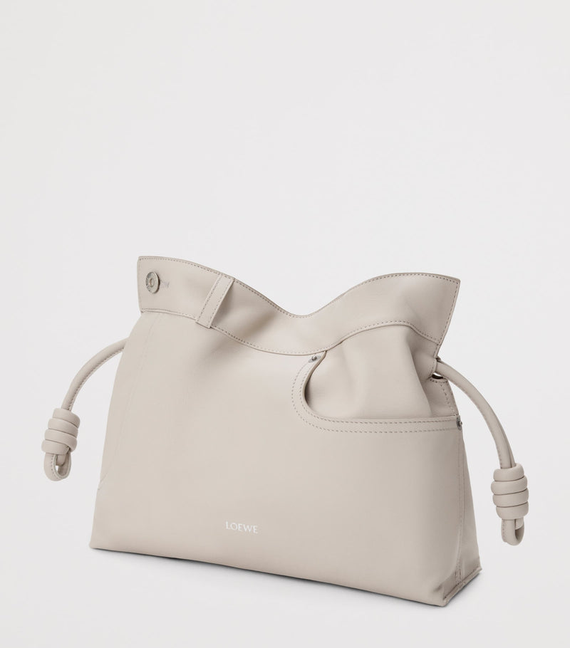 LOEWE leather jean-detail Flamenco purse clutch bag, UK version